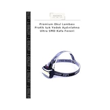 Premium Okul Lambası Pratik Işık Yedek Aydınlatma Ultra Smd Kafa Feneri Beyaz