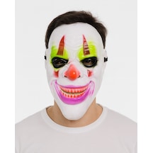 Delirten - 912 - Gülüş Popat Palyaço Temalı - Edntrend - Joker Maskesi
