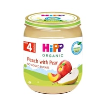 Organik Armutlu Şeftali Püresi 125 Gr