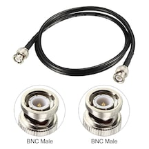 Rg58 Cu 50 Ohm Koaksiyel Kablo Bnc Erkek - Bnc Erkek Konnektörler Tak Kullan 30 Metre