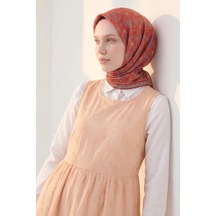 Silk Home Soft Eşarp Rûmi Kırmızı 90x90 Çok Renkli