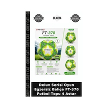 Delux Serisi Oyun Egzersiz Bahçe Ft-370 Futbol Topu 4 Astar Çok Renkli