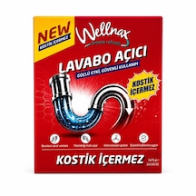 Wellnax Lavabo Açıcı 2x75 G Lavabo Açar, Koku Giderir Kostik İçermez