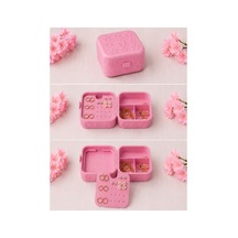 Taşınabilir Takı Kutusu 4 Bölmeli Pembe Pembe