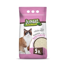 Jungle Natural Kokusuz İnce Topaklaşan Bentonit Kedi Kumu 4 x 5 L