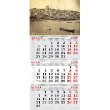 2026 Yılı Gemici Takvimi-siyah Beyaz Fotolarda İstanbul
