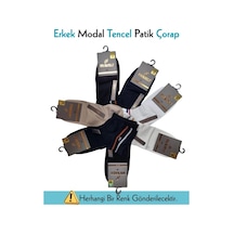 Alfa Aksesuar 03 Mısırlı 61207 Erkek Modal Tencel Patik Çorap Asorti