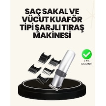 Şarjlı Ve Kablosuz Tıraş Makinesi Her Yerde Rahat Kullanım 1 - 2 Saat