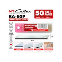 Nt Cutter Ba-50p 9mm Maket Bıçağı Yedeği