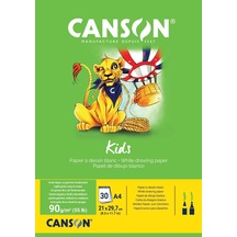 Canson 400015583 Hobi, Çizim Kağıdı, A4, Beyaz