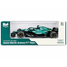 1:24 Aston Martin Aramco F1 Lisanslı Metal Model Araba