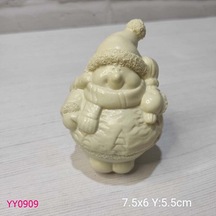 Yy0909 Atkı Ve Bereli Kardan Adam Silikon Kalıp