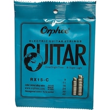 Orphee Rx15-c Elektro Gitar Teli Renkli Top Uçlar