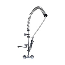 Eurofaz Duvara Monte Ara Musluklu Endüstriyel Mutfak Bataryası Ön Yıkama Duşu Eurofaz104