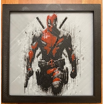 Deadpool 3d Baskı Tablo Çerceve