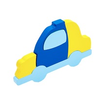 Woodnjoy Polis Arabası Ahşap Puzzle Denge Oyunu