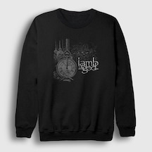 Presmono Unisex Lamb Of God Sweatshirt Siyah