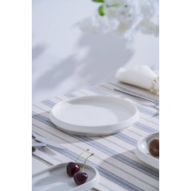 Acar Rumi Yuvarlak Tabak - 20 Cm Beyaz