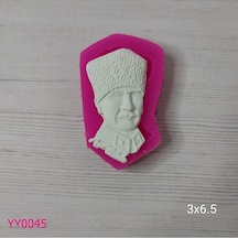 Yy0045 Kalpaklı Atatürk Modeli Silikon Kalıp