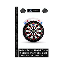 Delux Serisi Hedef Oyun Yetişkin Manyetik Dart Seti 38 Cm İml-161