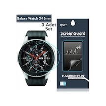 Gor Sm Galaxy Watch 3 45mm Darbe Emici Ekran Koruyucu 3 Adet Set- 5775 Mh-hs4603-6822