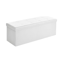 Songmıcs Tabure 120 Litre, Saklama Kutusu, Tabure, Katlanabilir, 300 Kg'a Kadar Yük, Sentetik Deri K Sku: Smg8690010151308