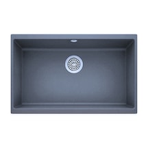 Simpex Tek Göz Tezgah Altı Uyumlu Antrasit 70x40cm