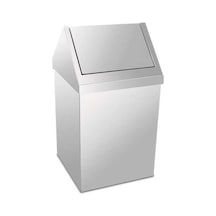 Palex 3800-345 Metal Çatı Kapaklı Çöp Kovası 45 Litre