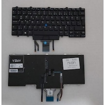 Nion Dell Latitude 5480 Notebook Klavye Siyah Tip2 Tr Aydınlatmalı