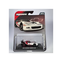 Collection 2005 Chevrolet Corvette C6r 1:64 Model Araba -beyaz