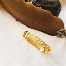 Karakedi Takı Çelik Chain-Ring Kelepçe Bileklik Altın Karakedi Takı Çelik Chain-Ring Kelepçe Bileklik Altın