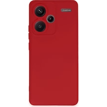 Xiaomi Redmi Note 13 Pro Plus Uyumlu Kılıf Nano İçi Kadife Silikon - Kırmızı