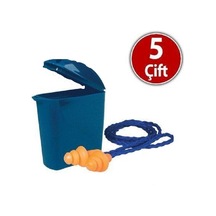 3M 1271 Yıkanabilir Ipli Kulak Tıkacı 5 Li Paket N11.43