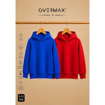 Overmax Çocuk 2 Li Sweatshirt Takımı 3-12 Yaş Saks Mavi-kırmızı - 917353073 Saks Mavi-kırmızı