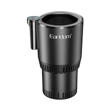 Araç İçi Isıtıcı Ve Soğutucu Termal Bardaklık 55-65 C Isıtma Ve 0-5 C Soğutma, Biberon, Kutu, Şişe, Alüminyum Kupa, Taşınabilir Bardak Tutucu,dijital Gösterge, Çakmaklık Girişli, C03, Siyah