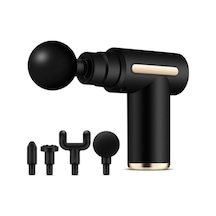 Massage Gun Amg6 Siyah Kablosuz Sporcu Masaj Aleti 4 Başlıklı Karışık