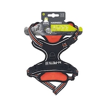 Hiking Reflektörlü Köpek Göğüs Tasması Turuncu Small 35-60 Cm