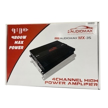 Audiomax Amfi 4200w 4 70w Rms 4 Kanal Oto Amfi Yeni Pro Seri