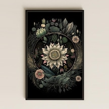 Uv Baskılı Mandala Pvc Tablo - Botanik Gizem