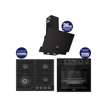 Ferre Steamart-Fryart-Silentart Serisi Siyah Set QEP64CS+NT025-WFA+D063-SA Döküm Izgara