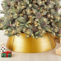 Ayarlanabilir Dövülmüş Metal Noel Ağacı Yaka Süslemeleri, 40 D, Altın, Büyük Gh31066 Diğer