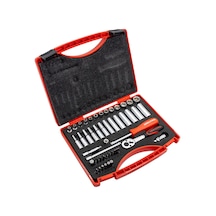 İzeltaş 1/4" Altı Köşe Mini Lokma Anahtar Ve Bits Set 48 Parça