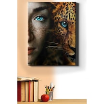 Webstyle Sayılarla Boyama Seti Kasnaklı Vahşi Güzel 50 X 65 Cm