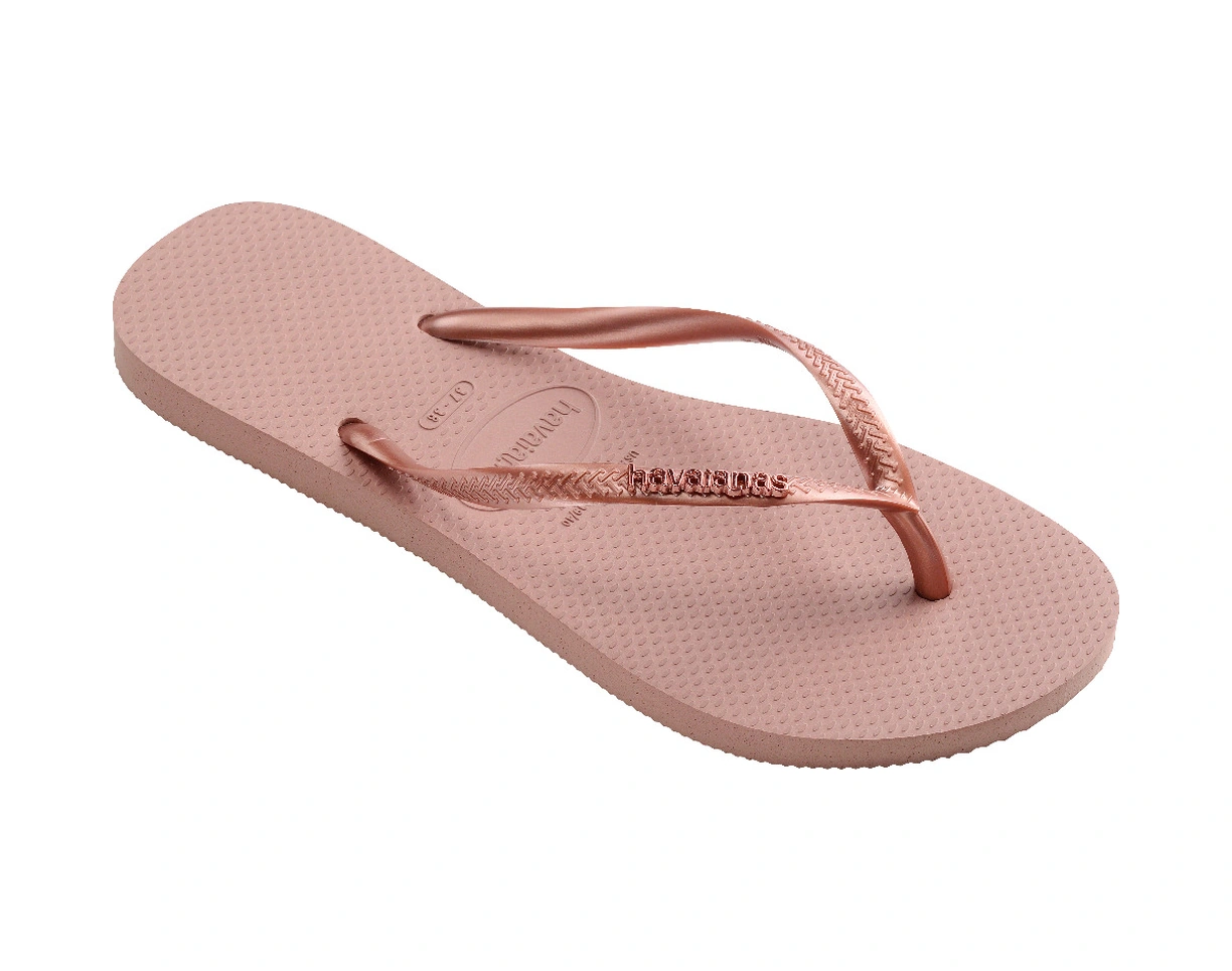 Havaianas Slım Logo Metallıc Kadın Terlik 4119875 Açık Pembe