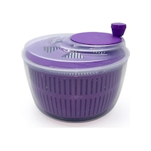 Melkan Home Salata Kurutucu & Sebze Kurutucu 5 Litre Geniş Hacimli Salata Kurutucu Mor Çok Renkli