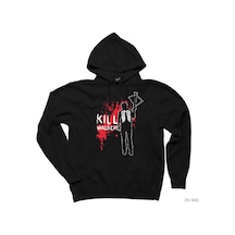 The Walking Dead Daryl Kill Walkers Siyah Kapşonlu Sweatshirt Hoodie
