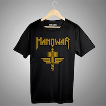 Startmore Manowar Hammer Unisex Tişört Siyah