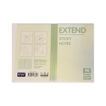 Yapışkanlı Not Kağıdı Extend 96x146mm 2x20 Yaprak Hafif Kareli Yeşil