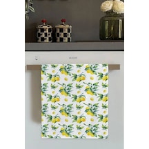 Sarı Limon Desen Fırın Mutfak Havlusun11