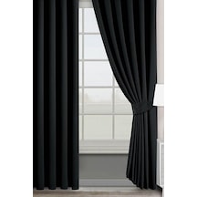 Denge Perde 16308 Siyah Blacout Güneş Geçirmez Karartma Fon Perde Her Ölçü Mevcut En X Boy Ölçüler Siyah 500 X 160 Çok Renkli